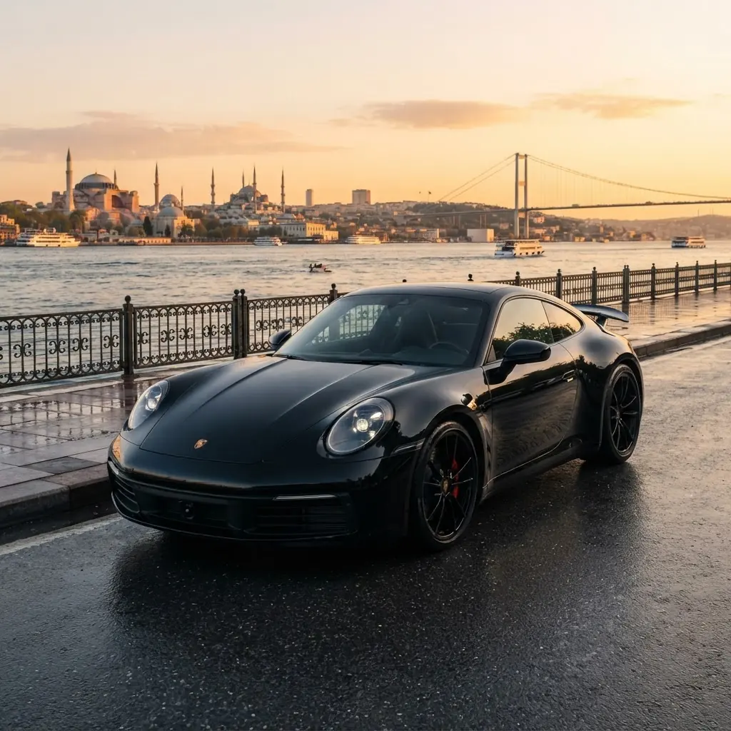 Porsche 911 available from Istanbul Limo